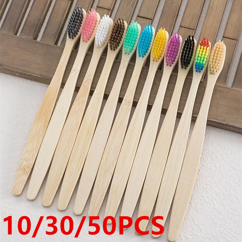 Pacote com 10 Escovas de Dente - Bamboo Toothbrush Set avaliação e preço