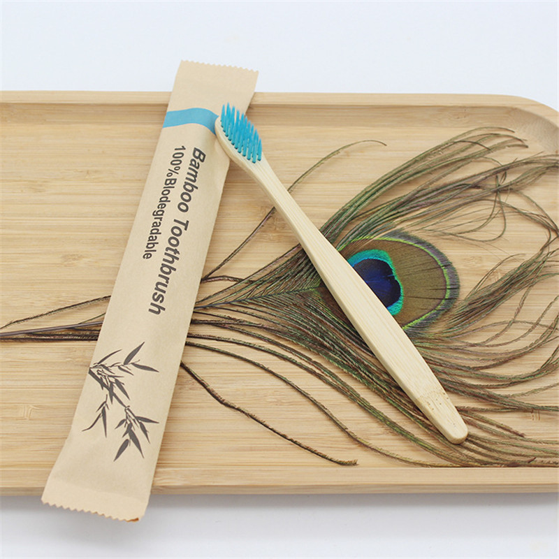 50/100 pçs logotipo personaliz - Bamboo Toothbrush Set avaliação e preço
