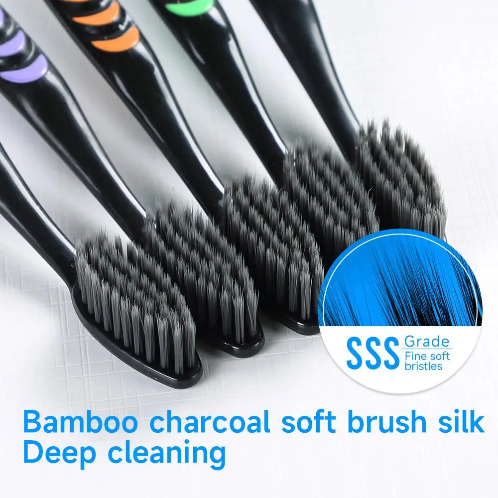 Escova de dentes de cerdas mac - Bamboo Toothbrush Set avaliação e preço